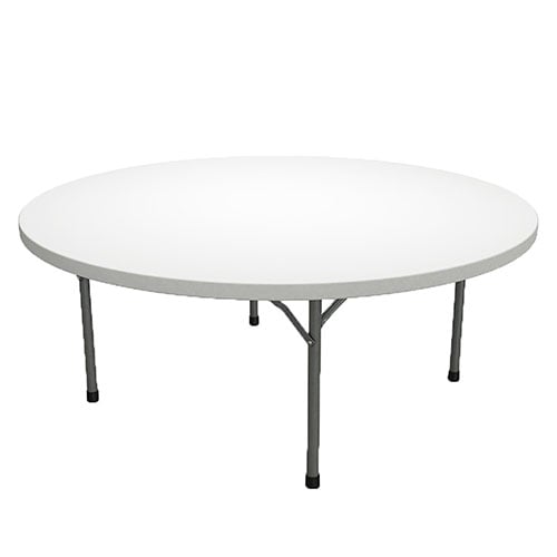 Safco Event Series 72" Round Folding Table, 29"H - 770072DGWT - Titan Tools Direct