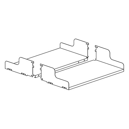 Safco 24"W x 12"D ARC Rotary Pass Through Shelf - ARCPS2412