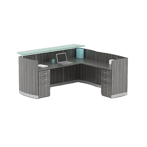 Safco Medina RECEPTION RETURN PANEL - MNRRPLGS - Titan Tools Direct
