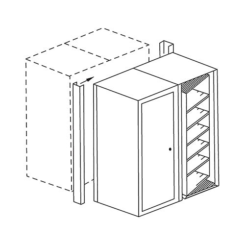 Safco ARC Rotary Back to Back Closure Strips, 3 Tier Letter - ARC2440BTB - Titan Tools Direct