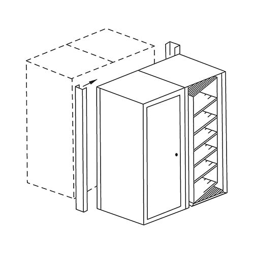 Safco ARC Rotary Back to Back Closure Strips, 5 Tier Legal - ARC3061BTB - Titan Tools Direct