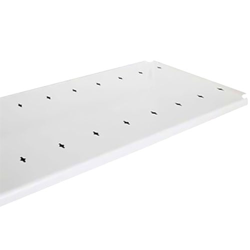 Safco 36"W x 9"D Slotted Shelf, 18GA - EF3609S18GA