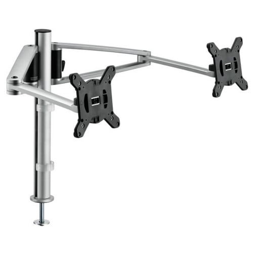 Novus MY Twin Arm Dual Monitor Arm - Screw, Silver - 910+2249+000 - Titan Tools Direct