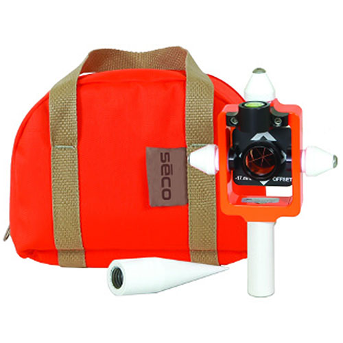  Seco Nodal Point Stakeout Mini Prism, Fluorescent Orange - 6405-13-FOR - Titan Tools Direct