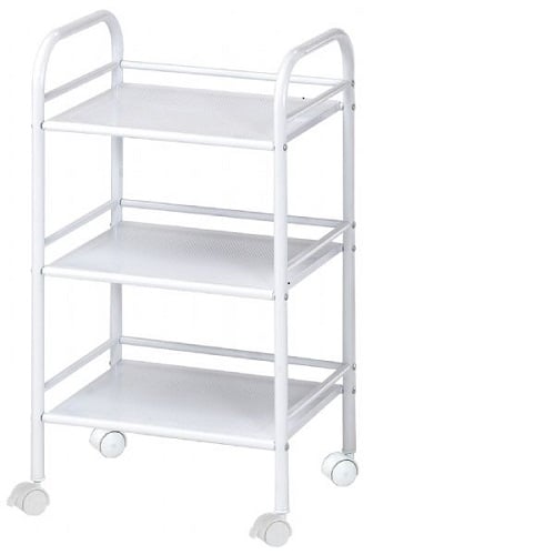 Alvin Storage Cart 3-Shelf White SH3WH - Titan Tools Direct