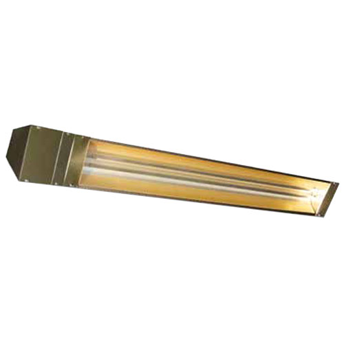 TPI OCH2 Series 4000W Outdoor/Indoor Rated Quartz Electric Infrared Heater, 277 Volts - Painted Brown - OCH2-55-277V