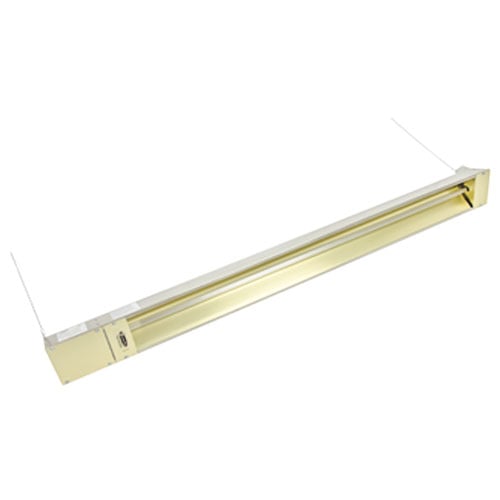 TPI OCH Series 2000W Outdoor/Indoor Rated Quartz Electric Infrared Heater, 277 Volts - Stainless Steel - OCH-46-277V-SSE