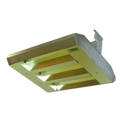 TPI 3-Lamp Mul-T-Mount Infrared Heater Stainless Steel Housing 480V 60° Symmetrical - 22360THSS480V - Titan Tools Direct