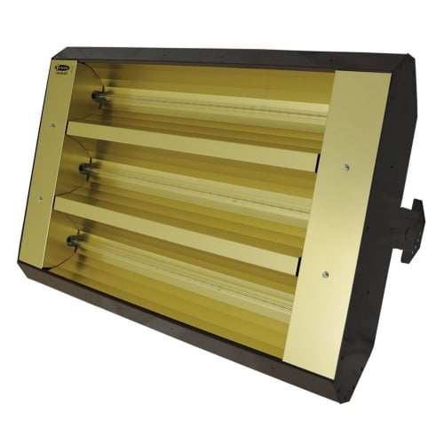TPI 3 Lamp 4.8KW 277V 90Sym Mul-T Mount Infrared Htr w Brown Housing - 22390TH277V