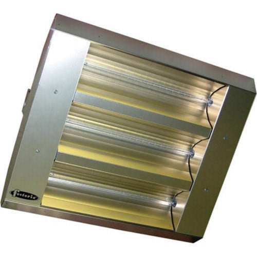 TPI 3-Lamp Mul-T-Mount Infrared Heater Stainless Steel Housing 480V 90° Symmetrical - 22390THSS480V