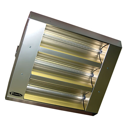 TPI TH & THSS Series 3 Lamp 10.95KW Mul-T-Mount Electric Infrared Heater with 30° Symmetrical Reflector Pattern, 480 Volts - Stainless Steel Housing - 463-30-THSS-480V