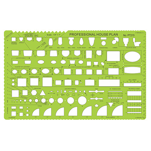  Pacific Arc Professional House Plan Template - PT-215 - Titan Tools Direct