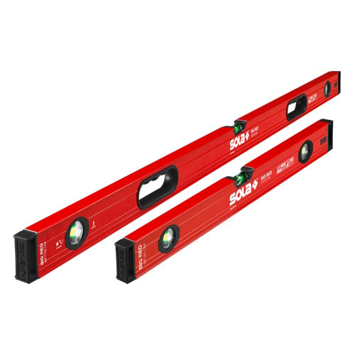 Sola Big Red Value Combo Box Beam Level Set with 16 and 48 inches LSB4816
