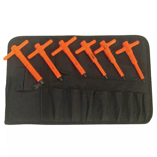 Jameson - 6 Piece Insulated T-Handle Hex Key Set - Metric (JT-KT-02665)