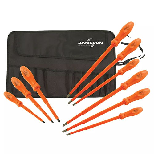 Jameson - 9 Piece Insulated Screwdriver Set (JT-KT-00010)