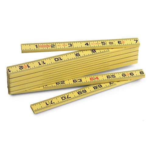 Ridgid Fiberglass Folding Ruler 6 Feet Outside-Reading 73365 (632-73365) 632-73365 Titan Tools Direct