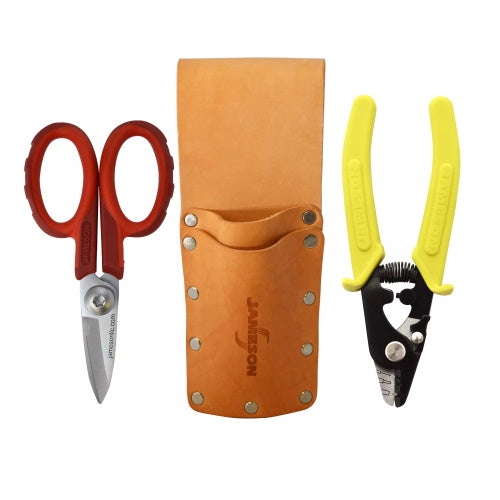 Jameson Fiber Stripper & Shears Kit (3-Piece) - 32-60-375 - Titan Tools Direct