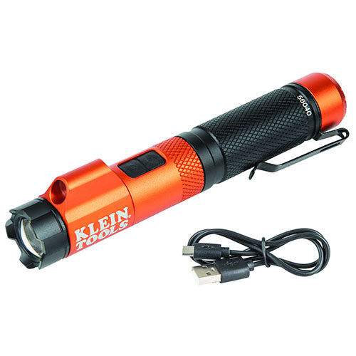 Klein Tools - Rechargeable Focus Flashlight with Laser (56040)