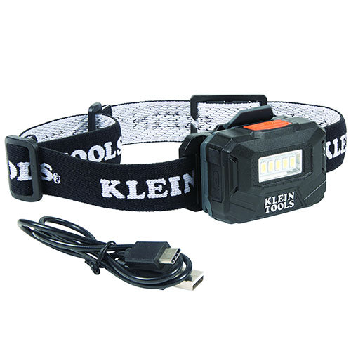  Klein Tools Rechargeable Light Array Headlamp with Fabric Strap - 56049 - Titan Tools Direct