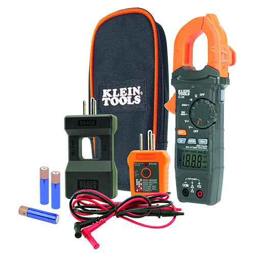 Klein Tools Clamp Meter Electrical Test Kit - CL120KIT - Titan Tools Direct