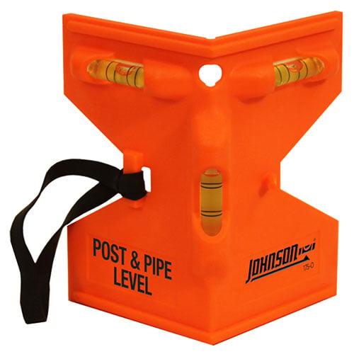 Johnson Level - Orange Post & Pipe Level (175-O)