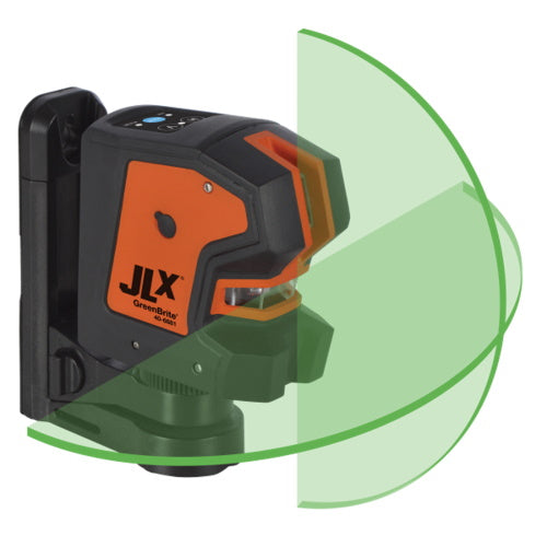 Johnson Level JLX Professional Self-Leveling 180 Degrees Cross-Line Laser w/ GreenBrite (40-6681) - Titan Tools Direct