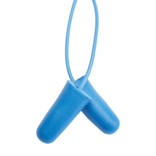 Jackson Safety H10 Metal Detectable Disposable Earplugs - Corded, Blue - NRR 31 - Bulk Buy (13821)