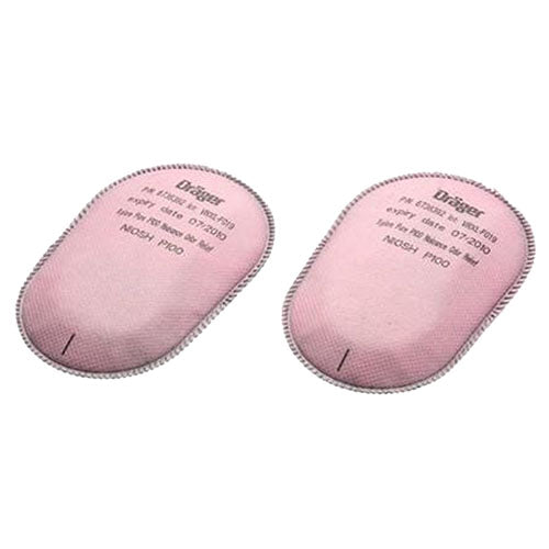 Draeger - X-plore Pure P100 Pancake Filter with OV/AG Nuisance Odor Protection - 2 pack (6738392)