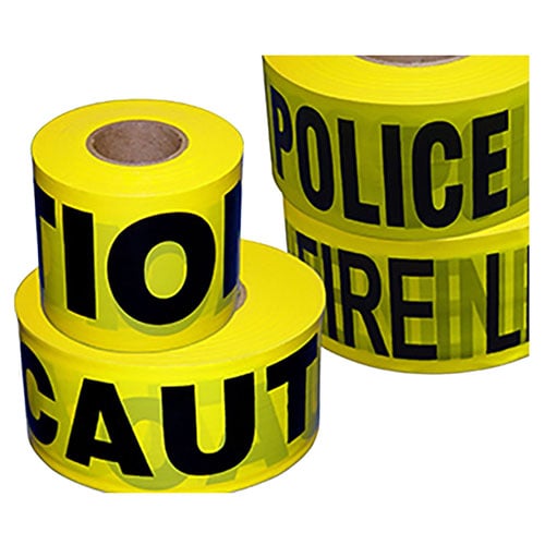 US Tape 1000' Stringliner Barricade Tape - Sheriff's Line DNC Tape (2 mil) - 16945