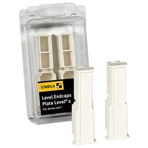 Stabila 2-Pieces Type 106T Plate Level Endcaps - Generation 2 - 20065 20065 Titan Tools Direct