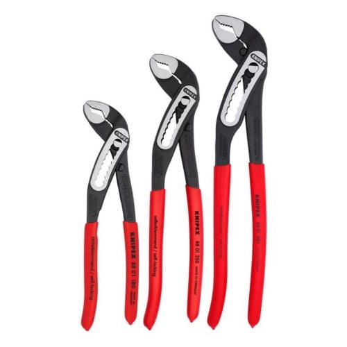 Knipex 3 pc Alligator Water Pump Pliers Set (00 20 07 US1)