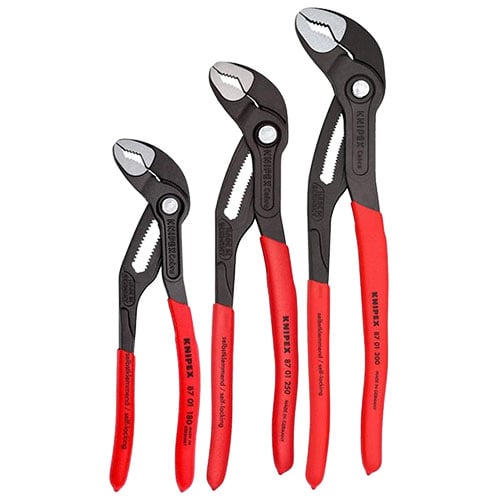Knipex 3-Piece Cobra Water Pump Pliers Set (00 20 06 US1)