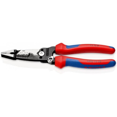 Knipex 8" Forged Wire Stripper-Comfort Grip (13 72 8)
