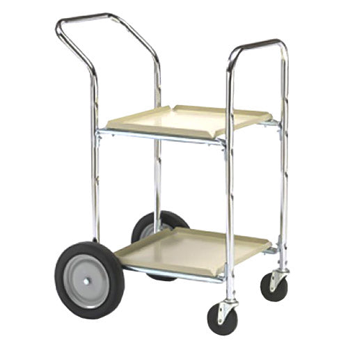 Charnstrom Two Shelf Compact Office and Mail Room Cart (M234) - Titan Tools Direct