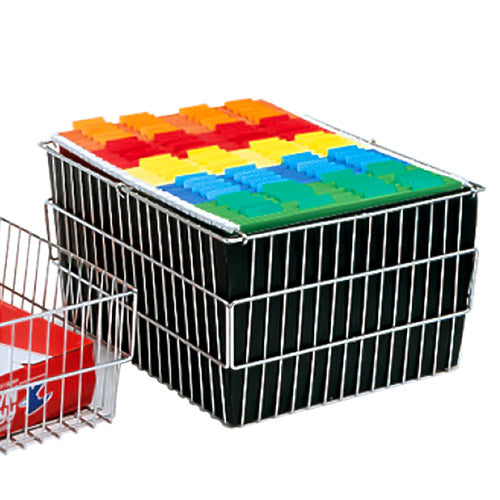 Charnstrom Compact Wire File Basket for Mail Room and Office Cart (207TB) - Titan Tools Direct
