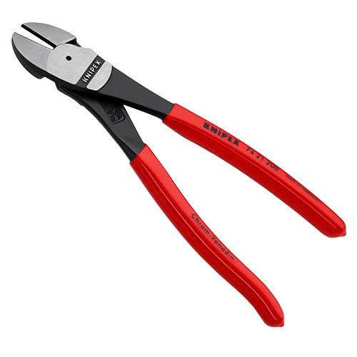 Knipex 8" High Leverage Diagonal Cutters with 12° Angled Head (74 21 200)