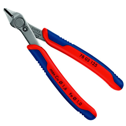 Knipex 5" INOX Stainless Steel Electronic Super Knips - 54 HRC (78 03 125)