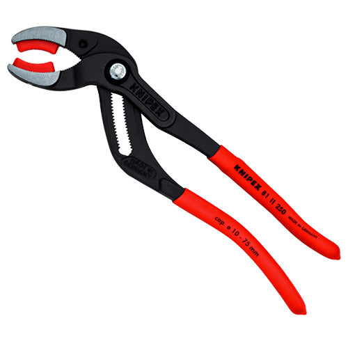 Knipex 10" Pipe Gripping Pliers with Replaceable Plastic Jaws (81 11 250)