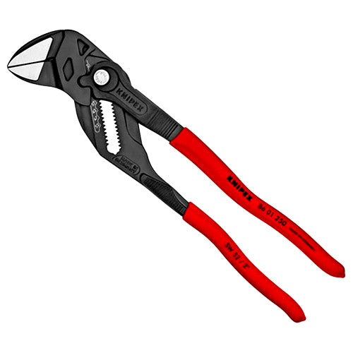 Knipex 10" Pliers Wrench with Non-Slip Plastic Grip (86 01 250)