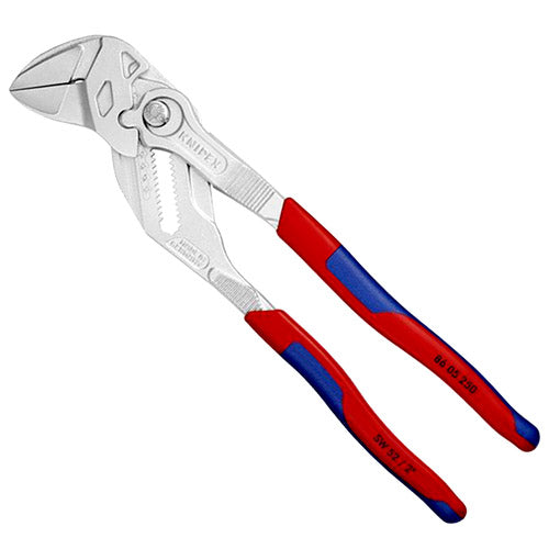 Knipex 10" Pliers Wrench with Slim Multi-Component Grip (86 05 250)