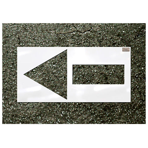 CH Hanson 48" x 24" ARROW STRAIGHT Commercial Stencil with 42" Symbol Length - 70470 - Titan Tools Direct