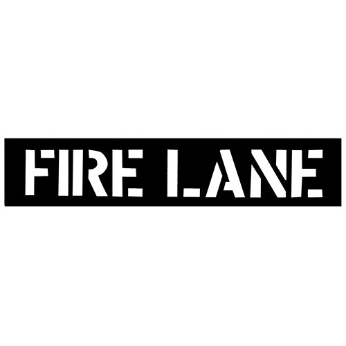  CH Hanson Large "FIRE LANE" PVC Commercial Stencil - 12" Characters - 12432 - Titan Tools Direct
