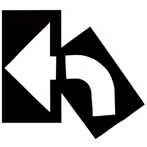  CH Hanson Large "CURVED ARROW SYMBOL" PVC Commercial Stencil - 43" - 12437 - Titan Tools Direct