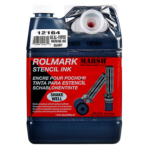 CH Hanson All Purpose Black Marking Stencil Ink - Quart - 12164