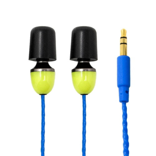 ISOTunes Wired Listen Only Earbuds, Blue/Yellow - IT-10 - Titan Tools Direct