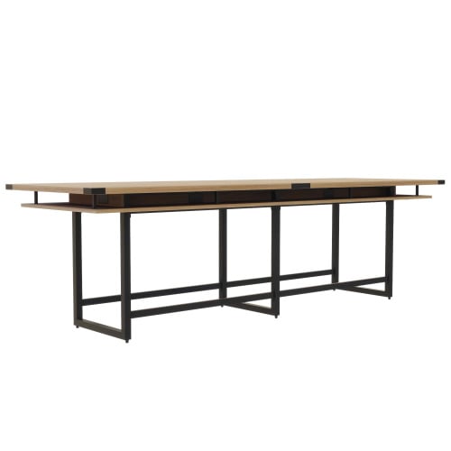 Safco Mirella Conference Table, Standing-Height, 12' - (4 Colors Available)
