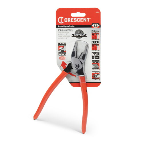Crescent 8" Z2 Universal Dipped Handle Universal Pliers - Z3008-06