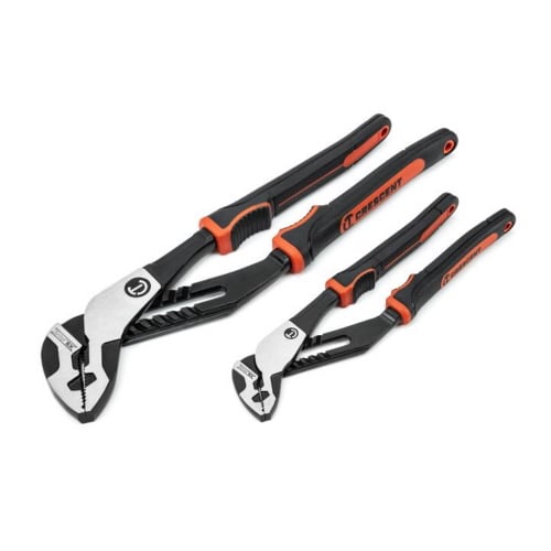 Crescent 2 Pc. Z2 K9 Straight Jaw Dual Material Tongue and Groove Pliers Set - RTZ2CGSET2