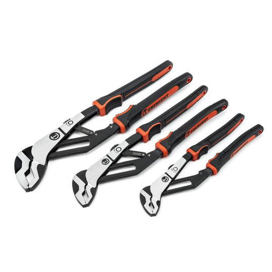 Crescent 3 Pc. Z2 Auto-Bite Tongue & Groove Pliers Set - RTABCGSET3