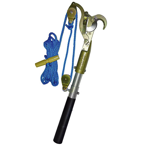 Jameson 1.25 in. Side-Cut Double Pulley Pruner Kit with CompositLock Ferrule & Rope - JAC-14DP-PKG - Titan Tools Direct